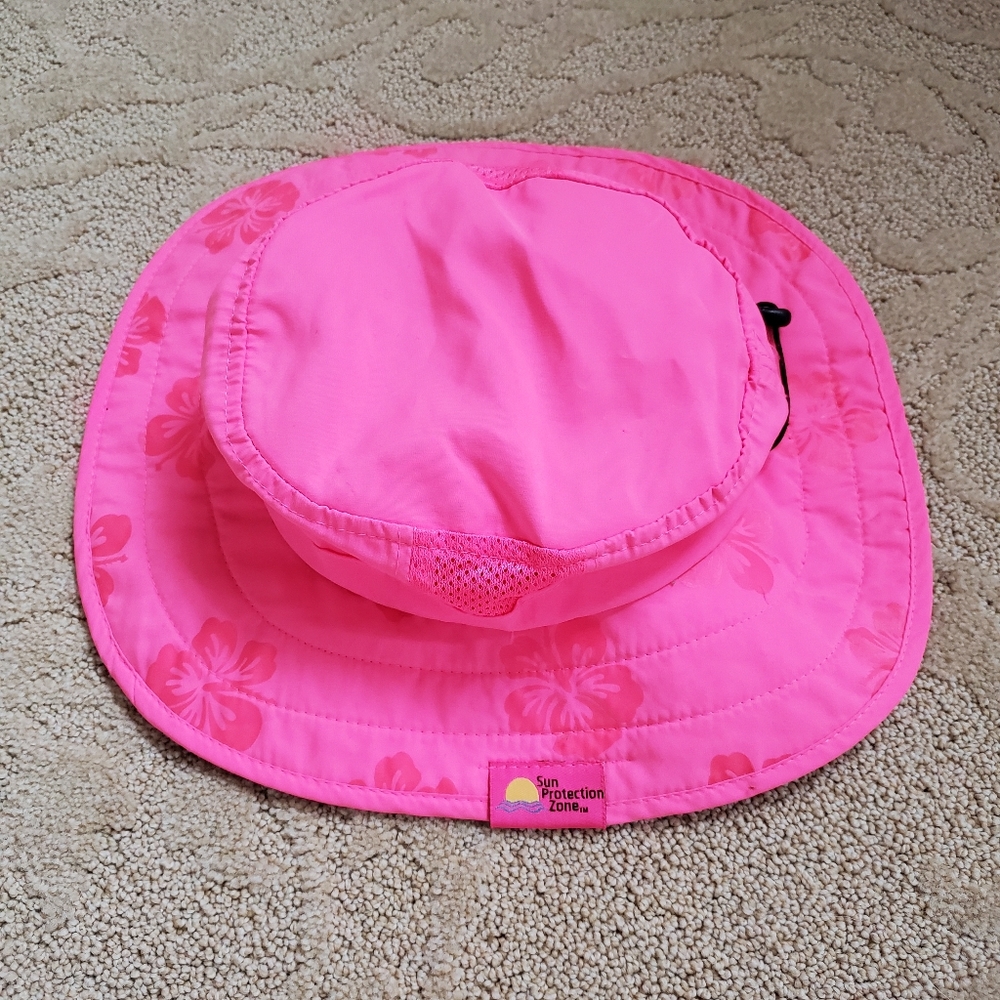 Sun Protection Zone Kids UPF 50+ Safari Hat -Pink
